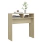 vidaXL Tavolo Consolle Rovere Sonoma 78x30x80 cm Truciolato vidaXL Tavolo Consolle Rovere Sonoma 78x30x80 cm Truciolato