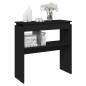vidaXL Tavolo Consolle Nero 80x30x80 cm in Truciolato vidaXL Tavolo Consolle Nero 80x30x80 cm in Truciolato