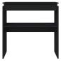vidaXL Tavolo Consolle Nero 80x30x80 cm in Truciolato vidaXL Tavolo Consolle Nero 80x30x80 cm in Truciolato