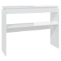 vidaXL Tavolo Consolle Bianco Lucido 102x30x80 cm in Truciolato vidaXL Tavolo Consolle Bianco Lucido 102x30x80 cm in Truciolato