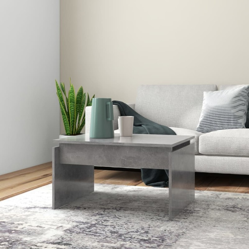 vidaXL Tavolino da Salotto Grigio Cemento 68x50x38 cm in Truciolato vidaXL Tavolino da Salotto Grigio Cemento 68x50x38 cm in Truciolato