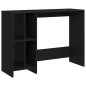 vidaXL Scrivania Nero 102,5x35x75 cm in Truciolato