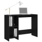 vidaXL Scrivania Nero 102,5x35x75 cm in Truciolato