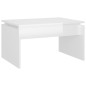 vidaXL Tavolino da Salotto Bianco Lucido 68x50x38 cm in Truciolato vidaXL Tavolino da Salotto Bianco Lucido 68x50x38 cm in Truciolato