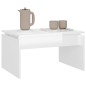 vidaXL Tavolino da Salotto Bianco Lucido 68x50x38 cm in Truciolato vidaXL Tavolino da Salotto Bianco Lucido 68x50x38 cm in Truciolato