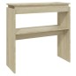 vidaXL Tavolo Consolle Rovere Sonoma 80x30x80 cm in Truciolato vidaXL Tavolo Consolle Rovere Sonoma 80x30x80 cm in Truciolato