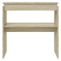 vidaXL Tavolo Consolle Rovere Sonoma 80x30x80 cm in Truciolato vidaXL Tavolo Consolle Rovere Sonoma 80x30x80 cm in Truciolato