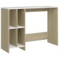 vidaXL Scrivania Bianco Rovere Sonoma 102,5x35x75 cm in Truciolato vidaXL Scrivania Bianco Rovere Sonoma 102,5x35x75 cm in Truciolato