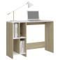 vidaXL Scrivania Bianco Rovere Sonoma 102,5x35x75 cm in Truciolato vidaXL Scrivania Bianco Rovere Sonoma 102,5x35x75 cm in Truciolato