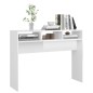 vidaXL Tavolo Consolle Bianco Lucido 105x30x80 cm in Truciolato vidaXL Tavolo Consolle Bianco Lucido 105x30x80 cm in Truciolato