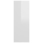 vidaXL Tavolo Consolle Bianco Lucido 105x30x80 cm in Truciolato vidaXL Tavolo Consolle Bianco Lucido 105x30x80 cm in Truciolato