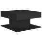 vidaXL Tavolino da Salotto Nero 57x57x30 cm in Truciolato vidaXL Tavolino da Salotto Nero 57x57x30 cm in Truciolato
