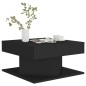 vidaXL Tavolino da Salotto Nero 57x57x30 cm in Truciolato vidaXL Tavolino da Salotto Nero 57x57x30 cm in Truciolato