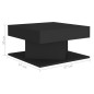 vidaXL Tavolino da Salotto Nero 57x57x30 cm in Truciolato vidaXL Tavolino da Salotto Nero 57x57x30 cm in Truciolato