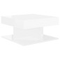 vidaXL Tavolino da Salotto Bianco Lucido 57x57x30 cm in Truciolato vidaXL Tavolino da Salotto Bianco Lucido 57x57x30 cm in Truciolato