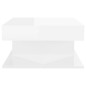 vidaXL Tavolino da Salotto Bianco Lucido 57x57x30 cm in Truciolato vidaXL Tavolino da Salotto Bianco Lucido 57x57x30 cm in Truciolato