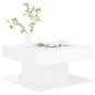 vidaXL Tavolino da Salotto Bianco Lucido 57x57x30 cm in Truciolato vidaXL Tavolino da Salotto Bianco Lucido 57x57x30 cm in Truciolato
