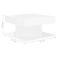 vidaXL Tavolino da Salotto Bianco Lucido 57x57x30 cm in Truciolato vidaXL Tavolino da Salotto Bianco Lucido 57x57x30 cm in Truciolato