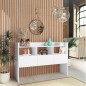 vidaXL Credenza Bianca 120x30,5x70 cm in Legno Multistrato vidaXL Credenza Bianca 120x30,5x70 cm in Legno Multistrato