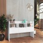 vidaXL Credenza Bianca 120x30,5x70 cm in Legno Multistrato vidaXL Credenza Bianca 120x30,5x70 cm in Legno Multistrato