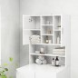 vidaXL Mobile per Lavatrice Bianco Lucido 70,5x25,5x90 cm vidaXL Mobile per Lavatrice Bianco Lucido 70,5x25,5x90 cm