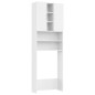 vidaXL Mobile per Lavatrice Bianco 64x25,5x190 cm vidaXL Mobile per Lavatrice Bianco 64x25,5x190 cm