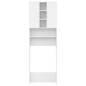 vidaXL Mobile per Lavatrice Bianco 64x25,5x190 cm vidaXL Mobile per Lavatrice Bianco 64x25,5x190 cm
