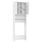 vidaXL Mobile per Lavatrice Bianco 64x25,5x190 cm vidaXL Mobile per Lavatrice Bianco 64x25,5x190 cm