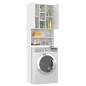 vidaXL Mobile per Lavatrice Bianco 64x25,5x190 cm vidaXL Mobile per Lavatrice Bianco 64x25,5x190 cm