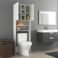 vidaXL Mobile per Lavatrice Bianco 64x25,5x190 cm vidaXL Mobile per Lavatrice Bianco 64x25,5x190 cm