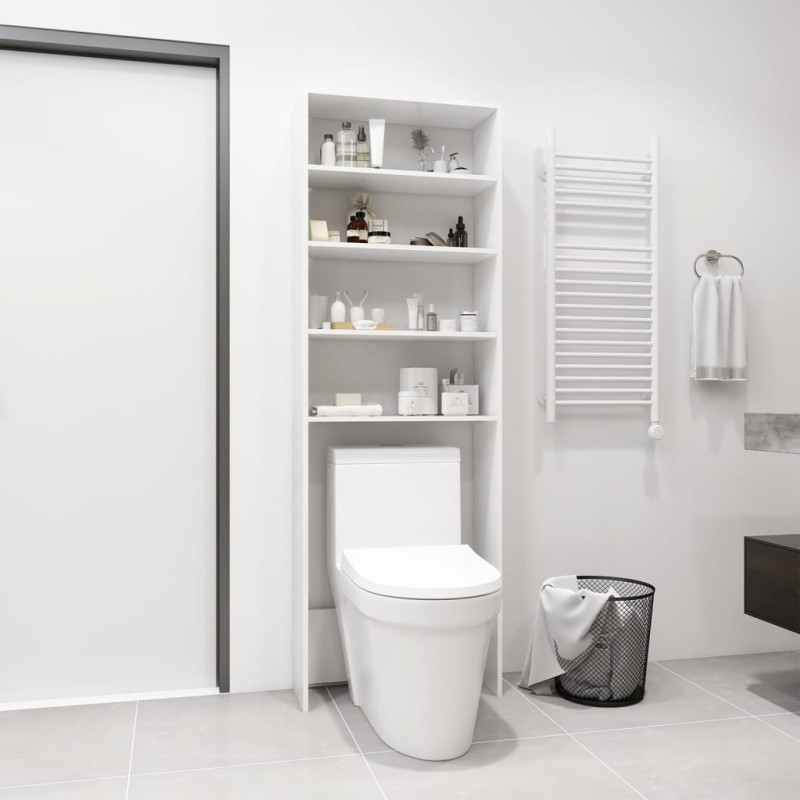 vidaXL Mobile per Lavatrice Bianco 64x24x190 cm vidaXL Mobile per Lavatrice Bianco 64x24x190 cm
