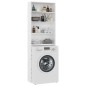 vidaXL Mobile per Lavatrice Bianco 64x24x190 cm vidaXL Mobile per Lavatrice Bianco 64x24x190 cm
