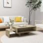 vidaXL Tavolino da Salotto Rovere Sonoma 105x55x32 cm in Truciolato