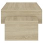 vidaXL Tavolino da Salotto Rovere Sonoma 105x55x32 cm in Truciolato