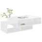 vidaXL Tavolino da Salotto Bianco Lucido 105x55x32 cm in Truciolato vidaXL Tavolino da Salotto Bianco Lucido 105x55x32 cm in Truciolato