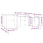 vidaXL Tavolini da Salotto Impilabili 3 pz Nero Lucido in Truciolato vidaXL Tavolini da Salotto Impilabili 3 pz Nero Lucido in Truciolato