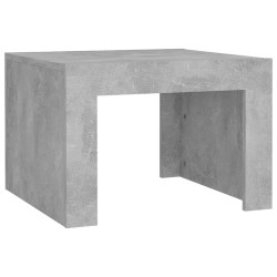 vidaXL Tavolino da Salotto Grigio Cemento 50x50x35 cm in Truciolato