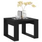 vidaXL Tavolino di Servizio Nero 50x50x35 cm in Truciolato vidaXL Tavolino di Servizio Nero 50x50x35 cm in Truciolato