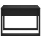 vidaXL Tavolino di Servizio Nero 50x50x35 cm in Truciolato vidaXL Tavolino di Servizio Nero 50x50x35 cm in Truciolato