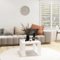 vidaXL Tavolino Bianco 50x30x50 cm in Legno Multistrato vidaXL Tavolino Bianco 50x30x50 cm in Legno Multistrato