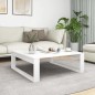 vidaXL Tavolino da Salotto Bianco 100x100x35 cm in Legno Multistrato