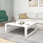 vidaXL Tavolino da Salotto Bianco 100x100x35 cm in Legno Multistrato