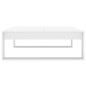 vidaXL Tavolino da Salotto Bianco 100x100x35 cm in Legno Multistrato