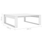 vidaXL Tavolino da Salotto Bianco 100x100x35 cm in Legno Multistrato