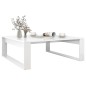 vidaXL Tavolino da Salotto Bianco Lucido 100x100x35 cm Truciolato vidaXL Tavolino da Salotto Bianco Lucido 100x100x35 cm Truciolato