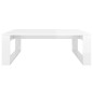 vidaXL Tavolino da Salotto Bianco Lucido 100x100x35 cm Truciolato vidaXL Tavolino da Salotto Bianco Lucido 100x100x35 cm Truciolato