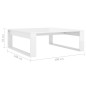 vidaXL Tavolino da Salotto Bianco Lucido 100x100x35 cm Truciolato vidaXL Tavolino da Salotto Bianco Lucido 100x100x35 cm Truciolato