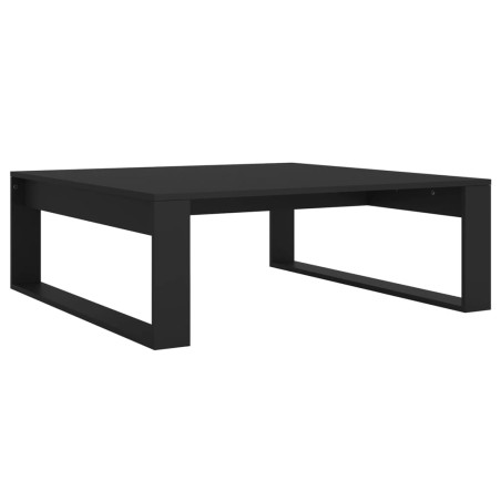 vidaXL Tavolino da Salotto Nero 100x100x35 cm Truciolato