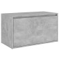 vidaXL Panca da Ingresso 80x40x45 cm Grigio Cemento in Truciolato vidaXL Panca da Ingresso 80x40x45 cm Grigio Cemento in Truciolato