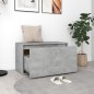 vidaXL Panca da Ingresso 80x40x45 cm Grigio Cemento in Truciolato vidaXL Panca da Ingresso 80x40x45 cm Grigio Cemento in Truciolato
